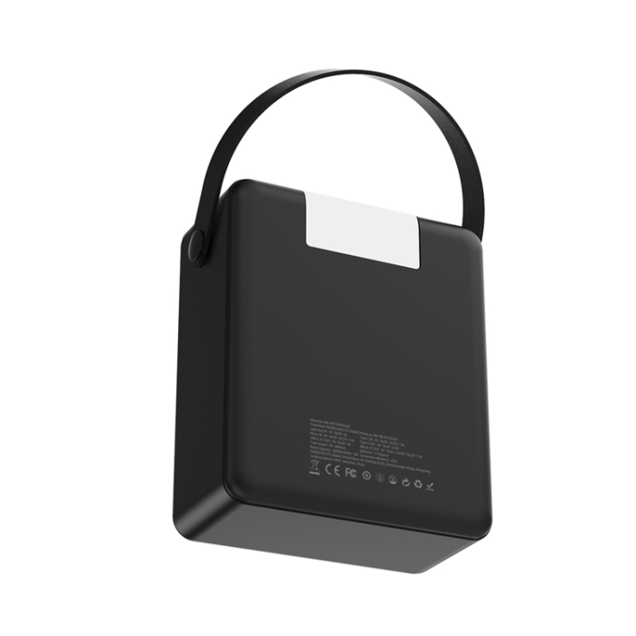 Wozinsky - Wozinsky Powerbank 100000mAh 30W med ficklampa - Svart