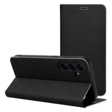 OEM - Galaxy XCover 7 Plånboksfodral Luna Carbon - Svart