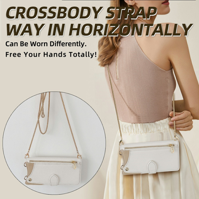 A-One Brand - OnePlus 15 5G Plånboksfodral Irregular Tail Style Läder - Vit