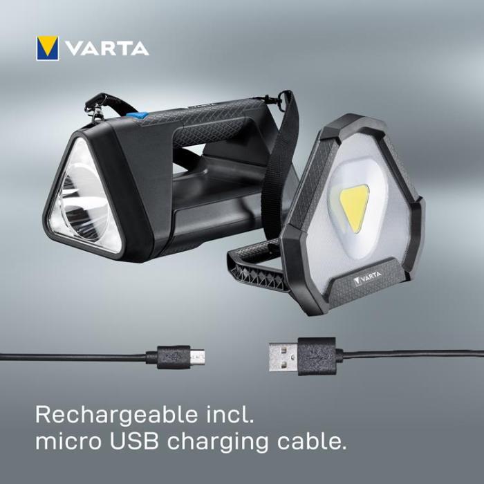VARTA - Varta Work Flex Stadium Light Arbetsbelysning uppladdningsbar IP54 1450 lm