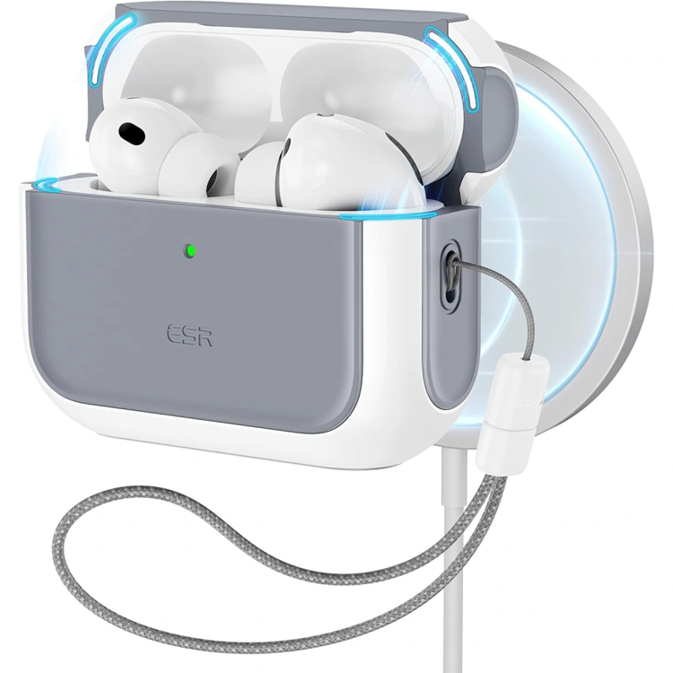 ESR Airpods Pro 3 Skal Magsafe Orbit Halolock - Vit | 2353 | AlltMobil
