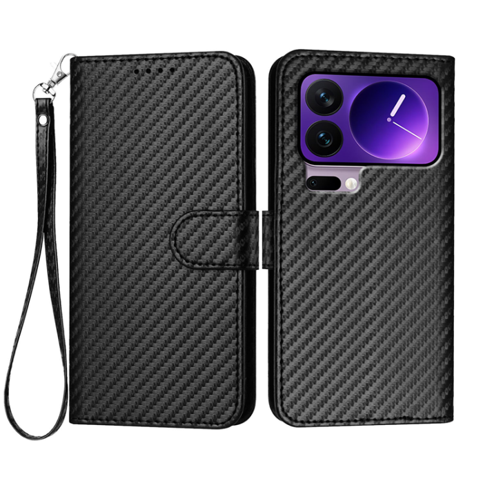 A-One Brand - Xiaomi 17 Pro Plånboksfodral Carbon Fiber