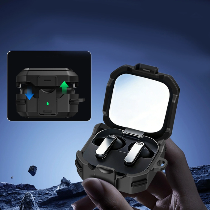 Tech-Protect - Tech-Protect Skal För Galaxy Buds 4/4 Pro Magsafe Carbonox - Svart