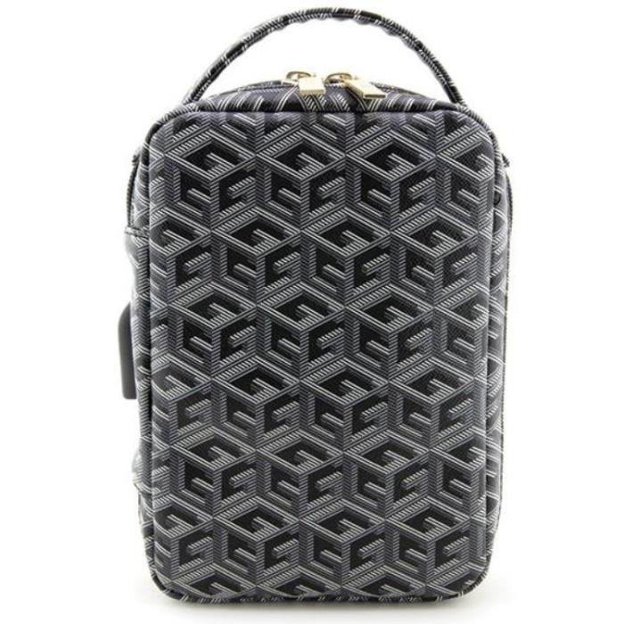Guess - Guess Organizerväska GCube Stripe - Svart