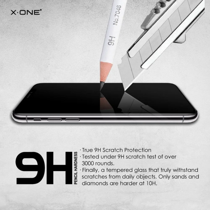 X-One - X-ONE Full Cover matt Härdat Glas till iPhone 11