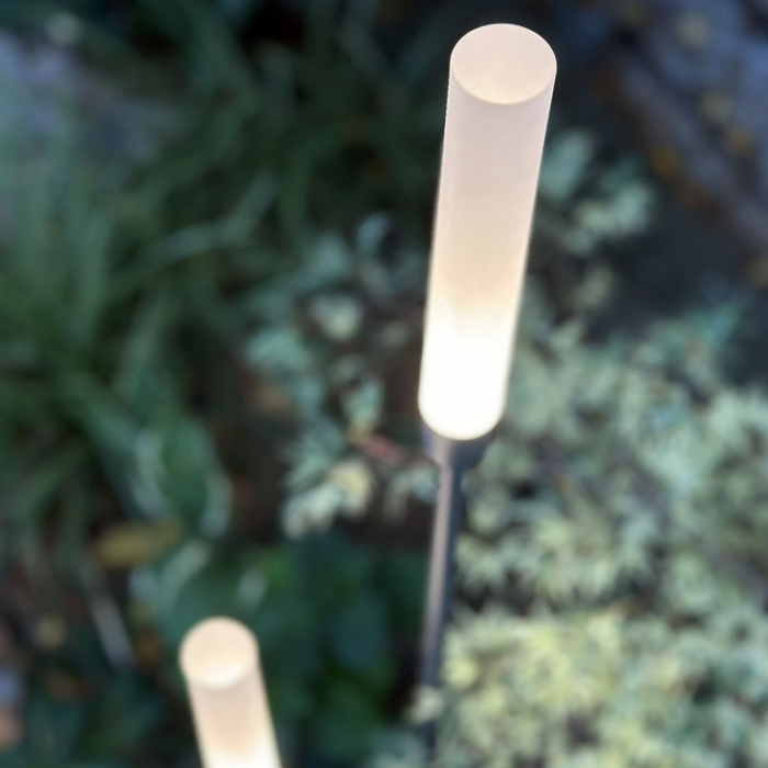 LightsOn - LightsOn Frost Ljuspelare 126 + 91 cm 2-pack Grå