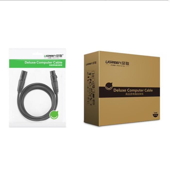 Ugreen - Ugreen Förlängning Mikrofon Kabel 5 m - Svart
