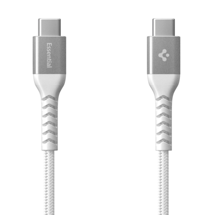 Spigen - Spigen EB10010CCA Essential USB-C till USB-C Kabel 100W 1m - Vit
