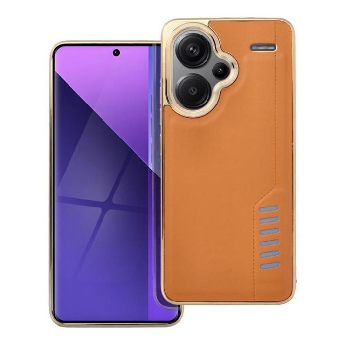 OEM - Xiaomi Redmi Note 13 Pro Plus 5G Mobilskal Milano - Brun