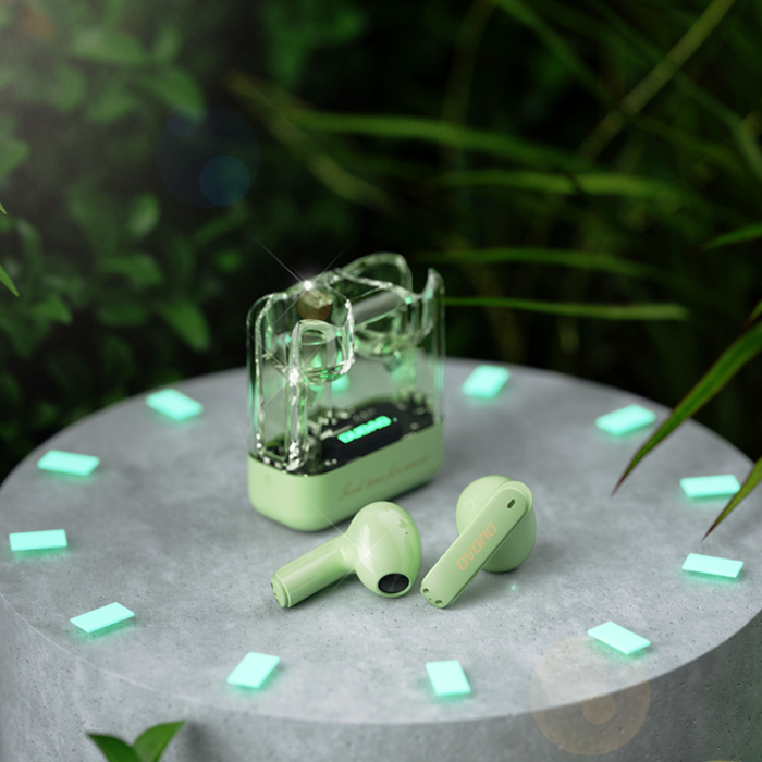 Dudao - Dudao U18Pro In-Ear Bluetooth 5.3 TWS Trådlösa Hörlurar - Grön