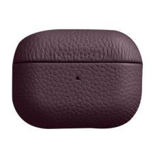 Melkco - MELKCO AirPods Pro 2 Fodral &Auml;kta L&auml;der PC Skydd - Lila