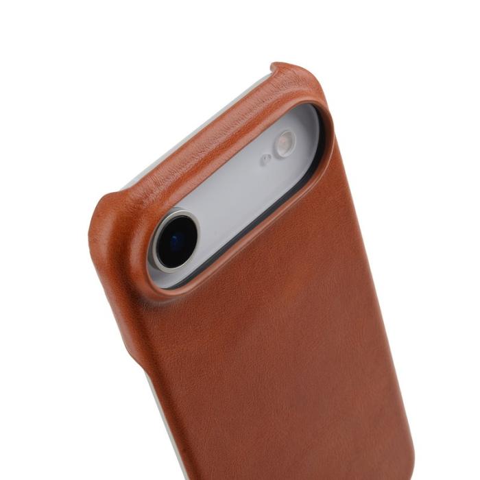 Melkco - MELKCO Mobilskal till iPhone Air i äkta läder och PC - Brun