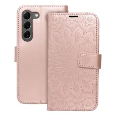 OEM - Galaxy S23 Plånboksfodral Mezzo Book Mandala - Roseguld