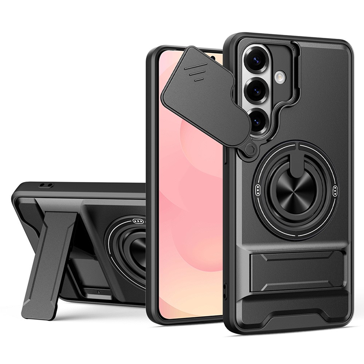 Mobilskal till Galaxy S26/S26 Pro med Camera Lens Slider Ringhållare (Svart) | 2353 | AlltMobil