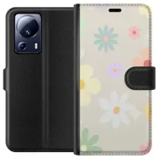 Gustaf - Pl&aring;nboksfodral till Xiaomi 13 Lite med fejdande blommor
