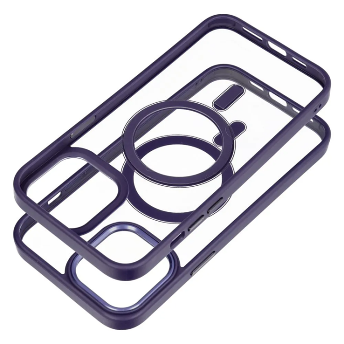 OEM - iPhone 12 Pro Max Mobilskal Magsafe Color Edge - Lila