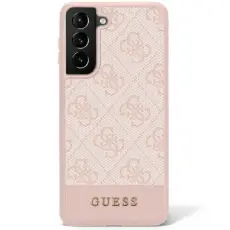 Guess - Guess Galaxy S23 Skal Stripe Collection - Rosa