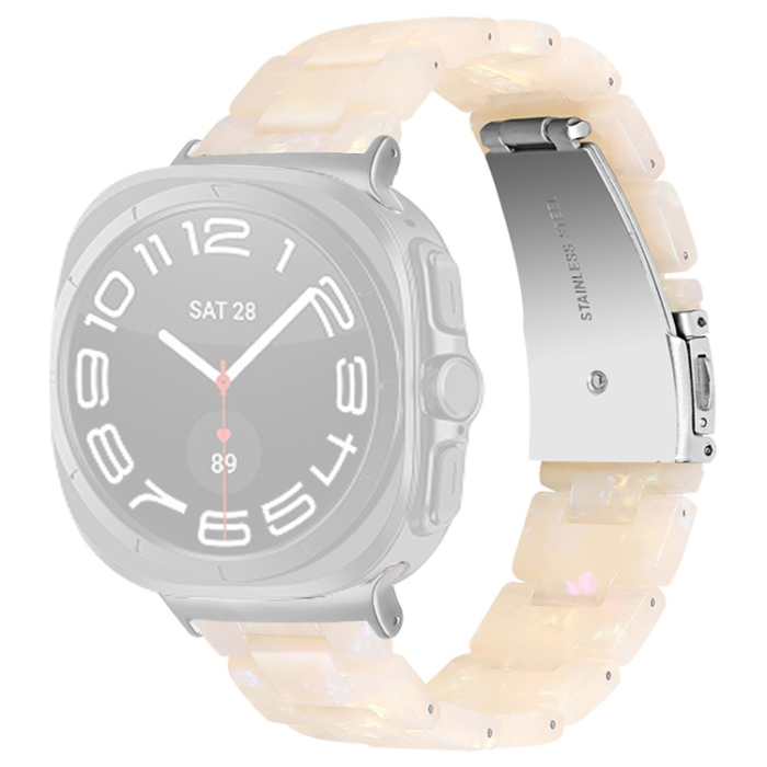 A-One Brand - Galaxy Watch 8/8 Classic (40/44/46mm) Armband Acrylic Resin - Fluorescent Vit