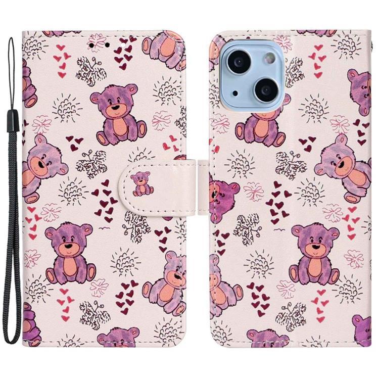 iPhone 14 Plus Plånboksfodral Folio Flip - Bear | 2353 | AlltMobil