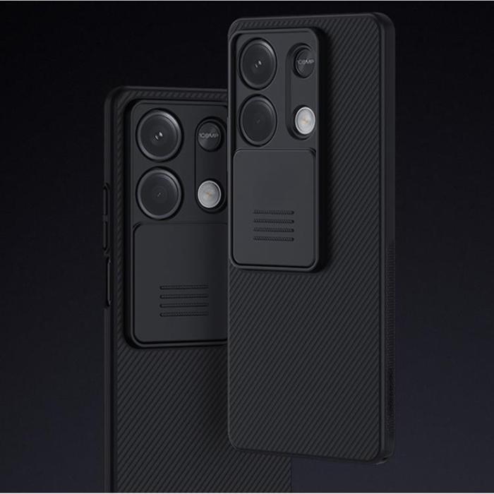 UTGATT - Nillkin Xiaomi Redmi Note 13 5G Mobilskal Camshield - Svart
