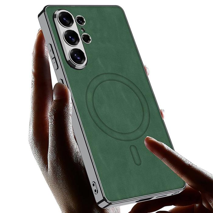 GKK - GKK Mobilskal för Samsung Galaxy S26 Ultra Magnetiskt PC + TPU - Grön