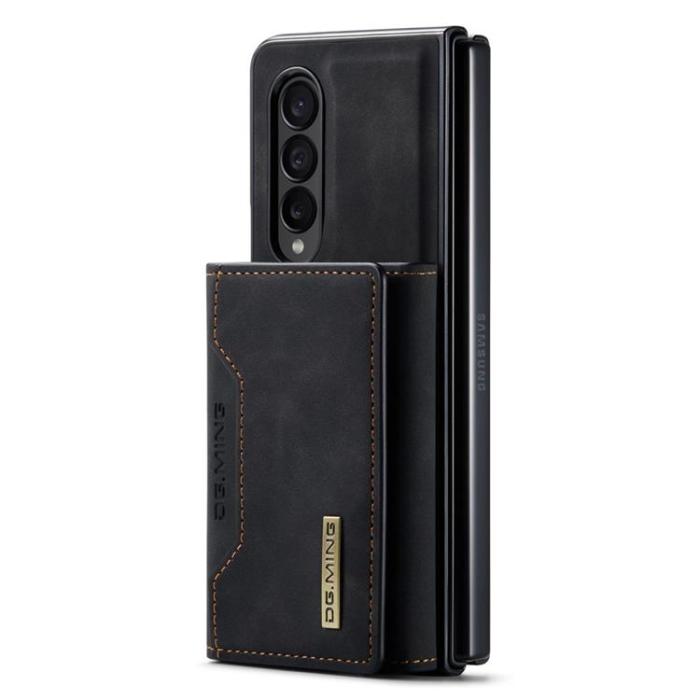 DG.MING - DG.MING Galaxy Z Fold 3 Plånboksfodral M2 Magnetic Kickstand - Svart
