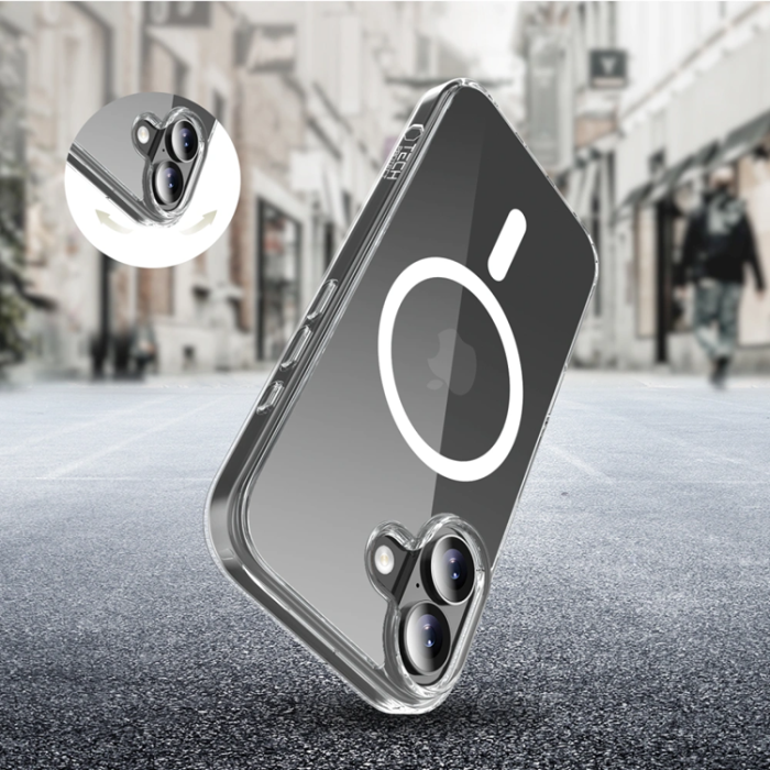 Tech-Protect - Tech-Protect iPhone 17 Mobilskal Magsafe Flexair Hybrid - Clear