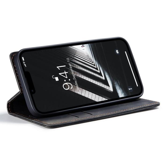 Caseme - CASEME 013 Flip Case för iPhone 14 Plus 6.7 tum Svart