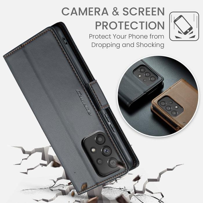 Caseme - CASEME Plånboksfodral Konstläder för Samsung Galaxy A53 5G - Svart