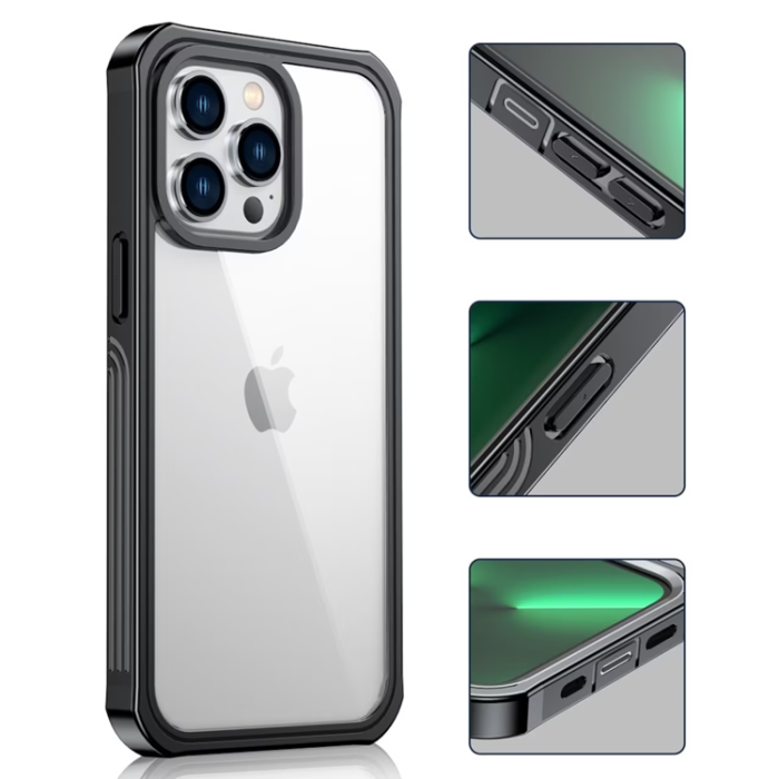 OEM - iPhone 14 Plus Mobilskal 360 Premium Full - Svart