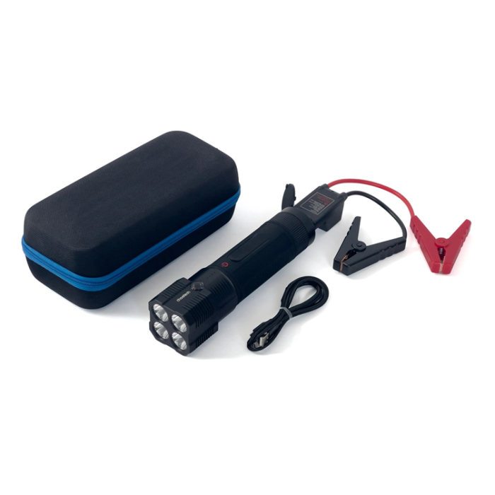 Choetech - Chotech Starthjälp Powerbank 8000mAh Led FlashLight - Svart