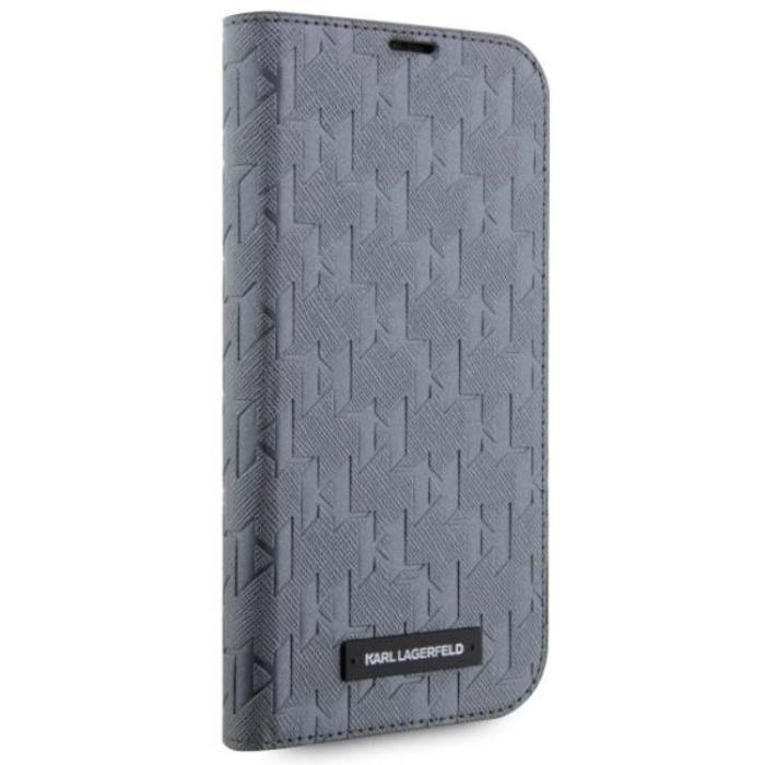 KARL LAGERFELD - Karl Lagerfeld iPhone 14 Pro Plånboksfodral Saffiano Monogram