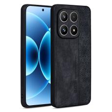 AZNS - AZNS Xiaomi 15T Fodral Skyddande KonstL&auml;der TPU - Svart