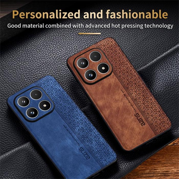 AZNS - AZNS Xiaomi 15T Fodral KonstLäder TPU Skydd - Lila