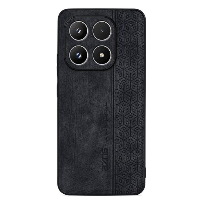 AZNS - AZNS Xiaomi 15T Fodral Skyddande KonstLäder TPU - Svart
