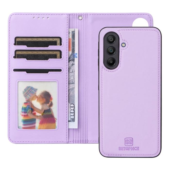 BETOPNICE - BETOPNICE Samsung Galaxy A17 5G Plånboksfodral - Detachable Konstläder - Lila