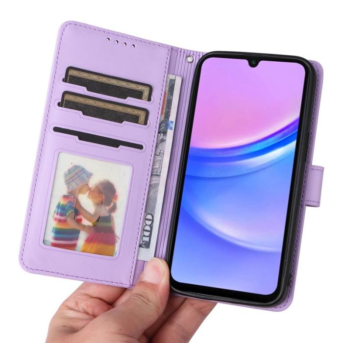 BETOPNICE - BETOPNICE Samsung Galaxy A17 5G Plånboksfodral - Detachable Konstläder - Lila
