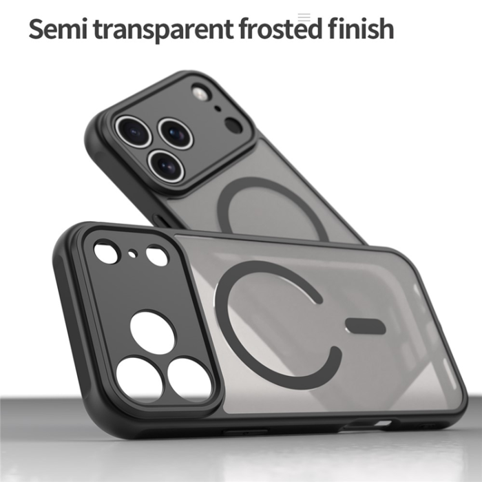 A-One Brand - iPhone 17 Pro Max Mobilskal MagSafe Anti Drop - Svart