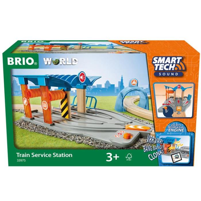 UTGATT5 - BRIO Train Service Station Smart Tech Sound 33975