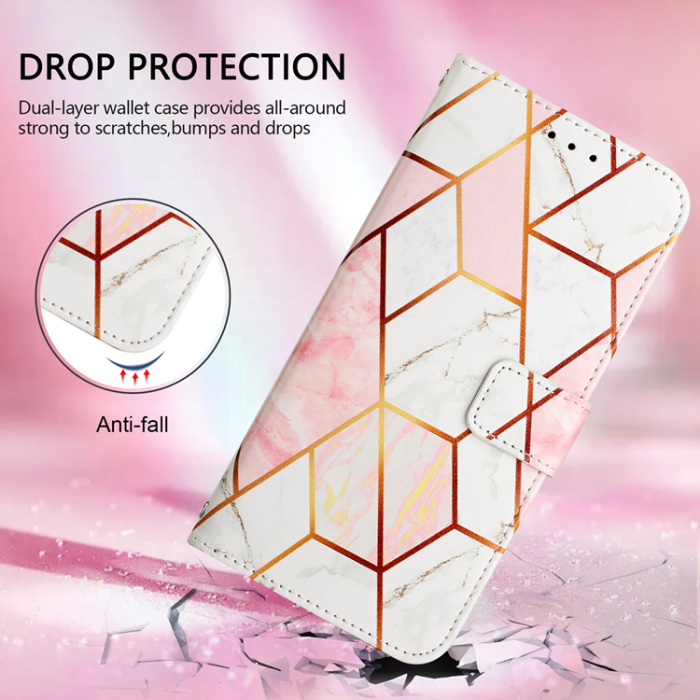 A-One Brand - OnePlus 15 Plånboksfodral Marble Pattern Konstläder