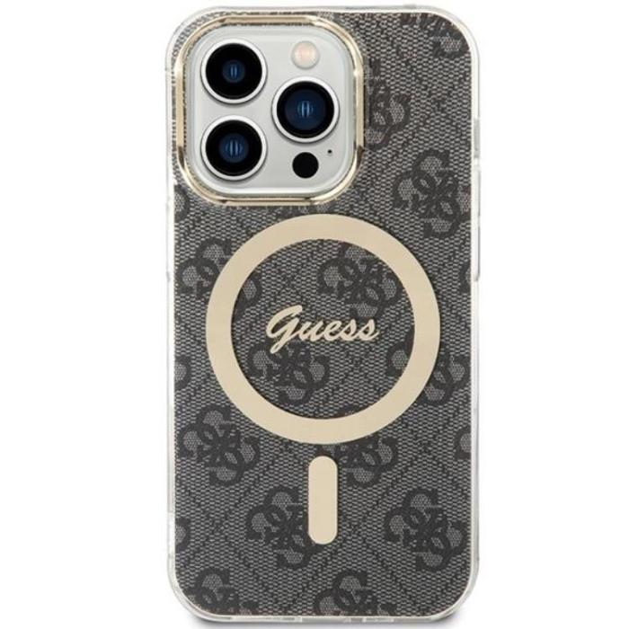 Guess - Guess iPhone 15 Pro Mobilskal Magsafe IML - Svart