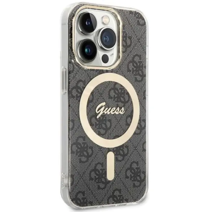 Guess - Guess iPhone 15 Pro Mobilskal Magsafe IML - Svart