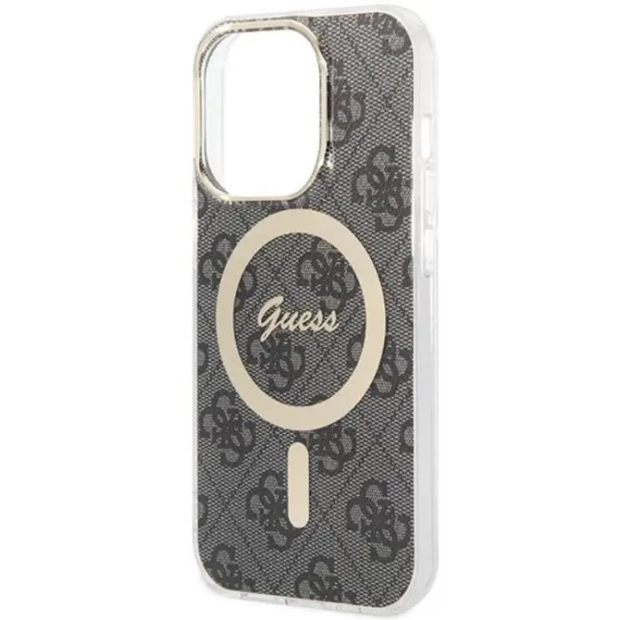 Guess - Guess iPhone 15 Pro Mobilskal Magsafe IML - Svart