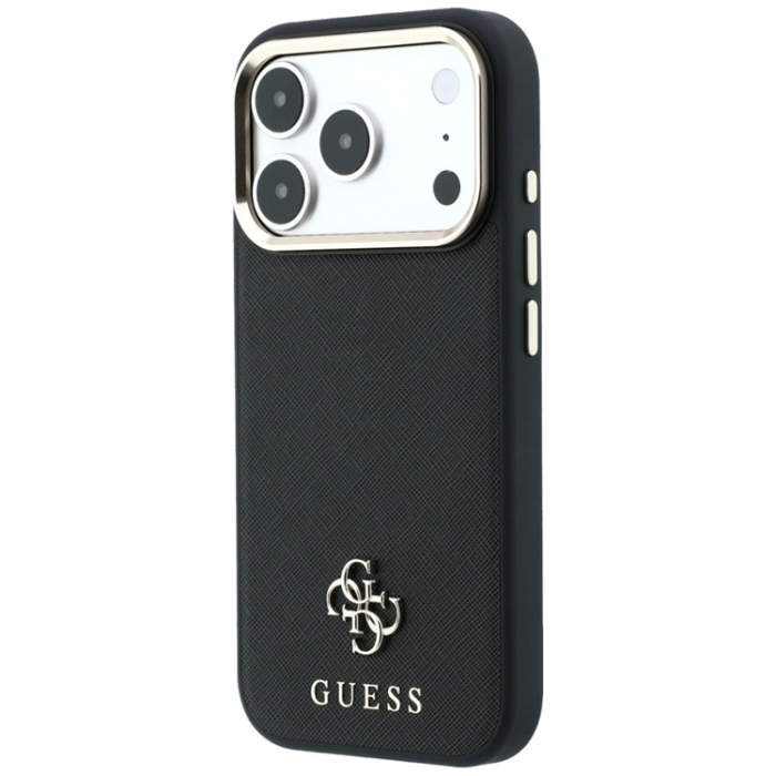 Guess - Guess Mobilskal För iPhone 18 Pro Max/17 Pro Max Magsafe Saffiano Small 4G Logo