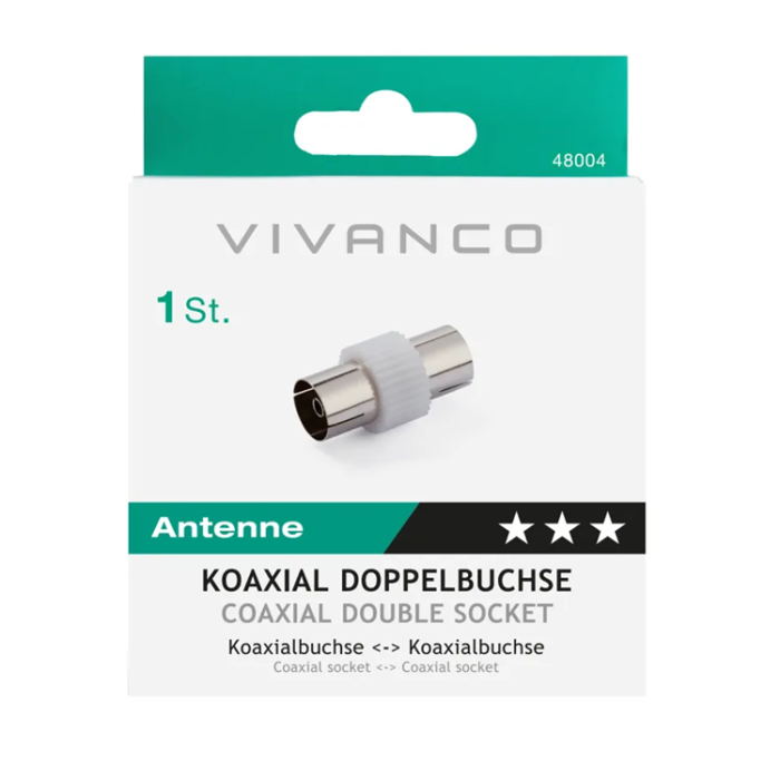 UTGATT1 - Vivanco Antenn Adapter hona - Vit