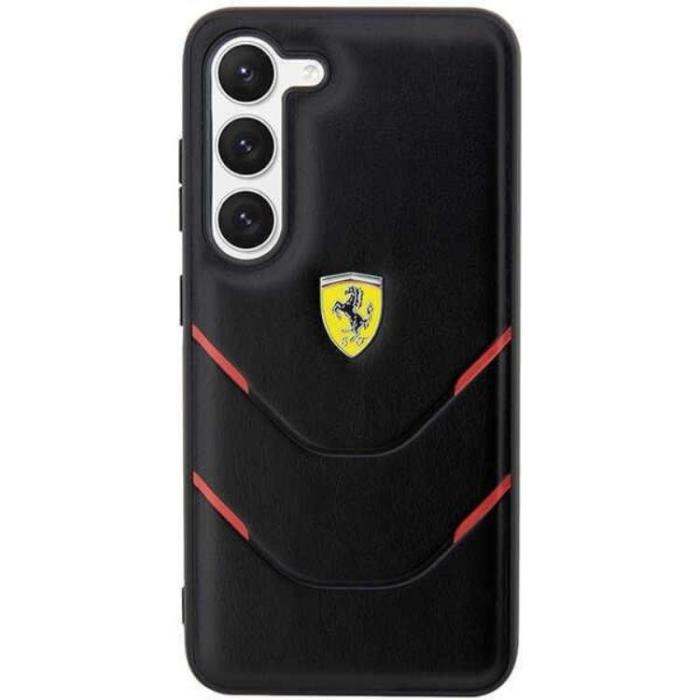 Ferrari - Ferrari Galaxy S23 Skal Hot Stamp Lines - Svart