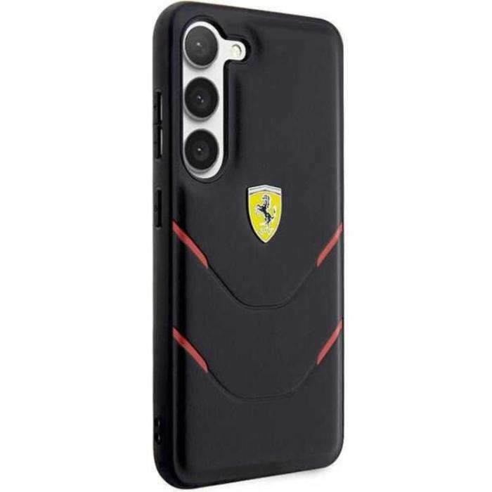 Ferrari - Ferrari Galaxy S23 Skal Hot Stamp Lines - Svart