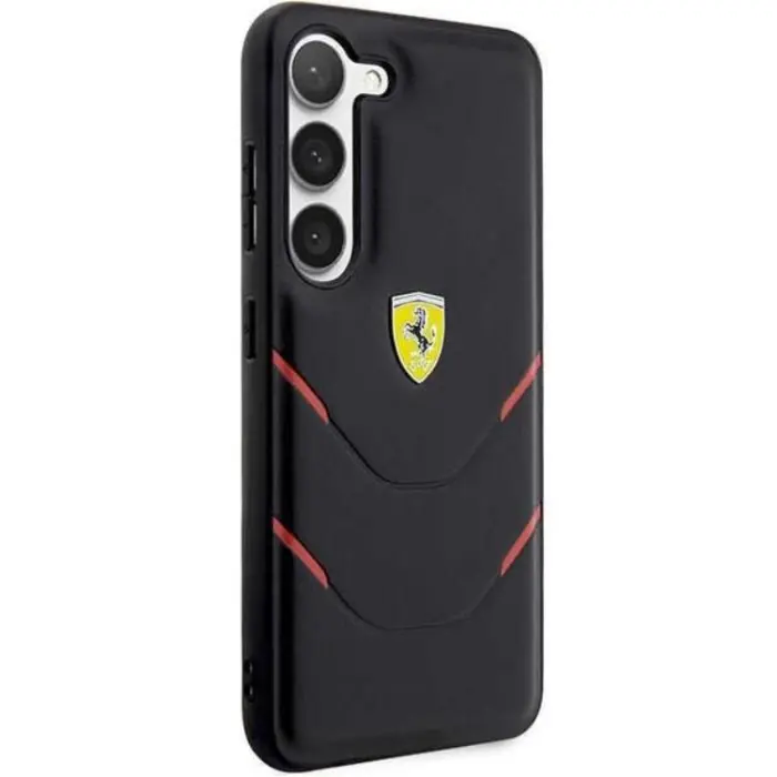 Ferrari - Ferrari Galaxy S23 Skal Hot Stamp Lines - Svart
