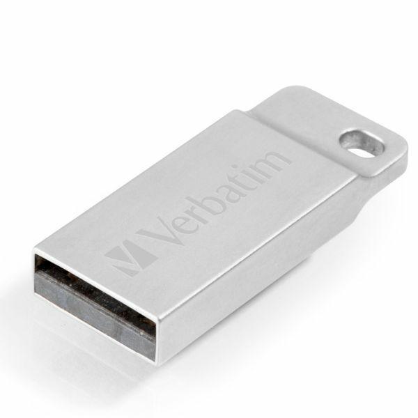 Verbatim Pendrive 32GB USB-A 2.0 Metal Executive - Silver | 3712 | AlltMobil