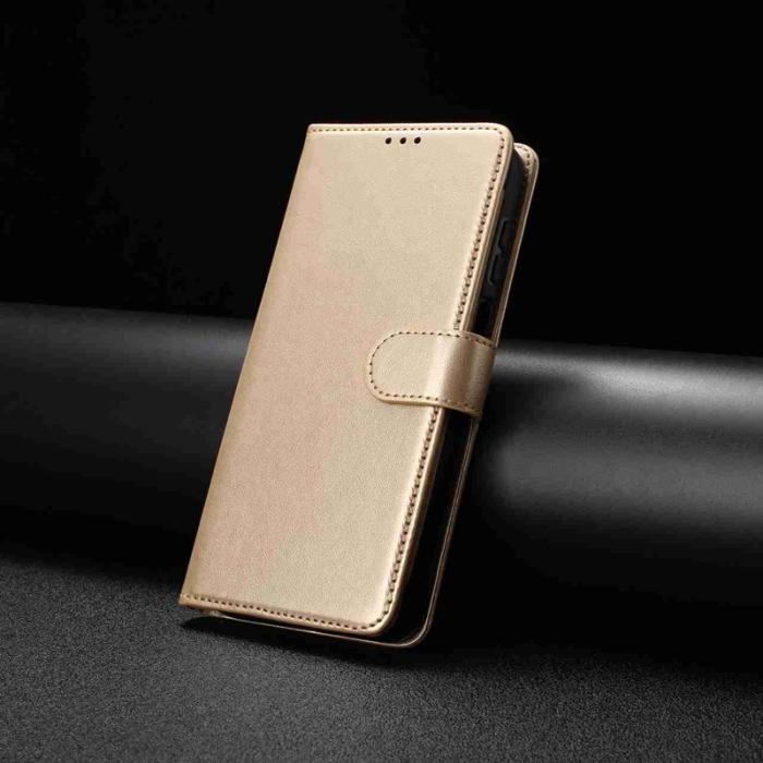 OEM - Samsung Galaxy S26 Ultra Fodral PU Läder Folio Flip - Guld